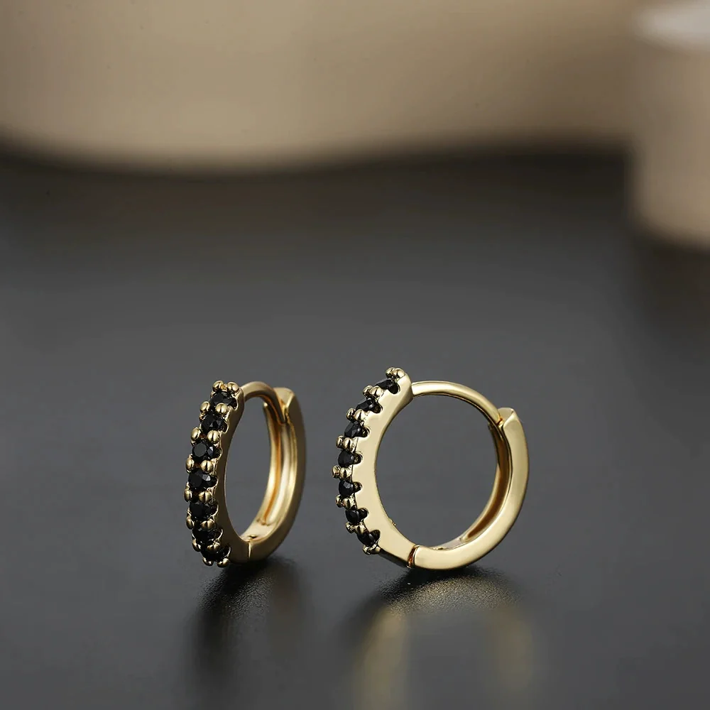 Wholesale Unisex Fashionable Light Luxury Niche Highend Sense Earrings Copper Ushape Electroplated - Image 10