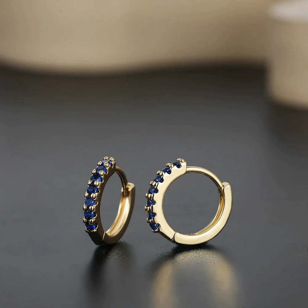 Wholesale Unisex Fashionable Light Luxury Niche Highend Sense Earrings Copper Ushape Electroplated - Image 8