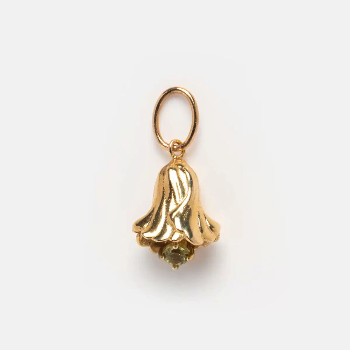 Wholesale Unisex Flower Pattern Copper Necklace With Rhinestone Pendant O Chain Gold Plated - Image 13