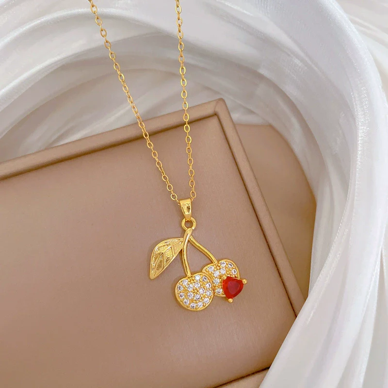 Wholesale Unisex Geometric Cartoon Stainless Steel And Copper Necklace - Image 4