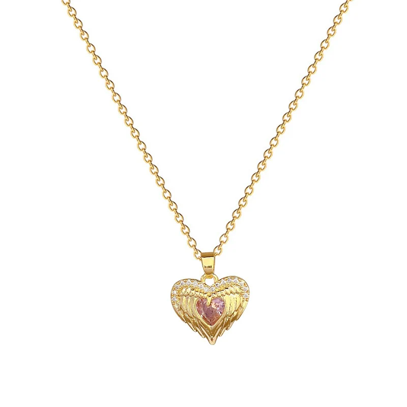 Wholesale Unisex Geometric Cartoon Stainless Steel Copper Micro Inlay Full Diamond Clavicle Chain Jewelry - Image 5