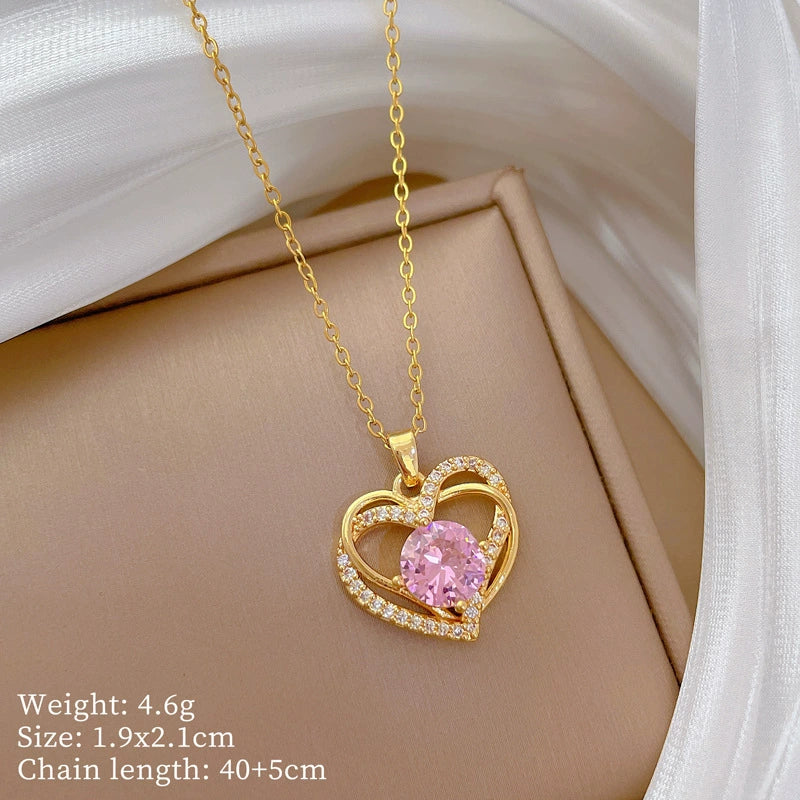 Wholesale Unisex Geometric Cartoon Stainless Steel Copper Pendant Necklace - Image 6