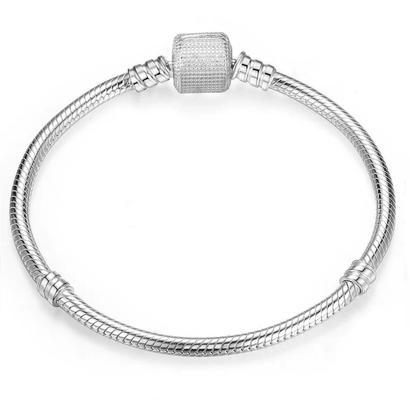 Wholesale Unisex Geometric Electroplated Metal Snake Bone Base Chain Bracelet For Diy Making - Image 7