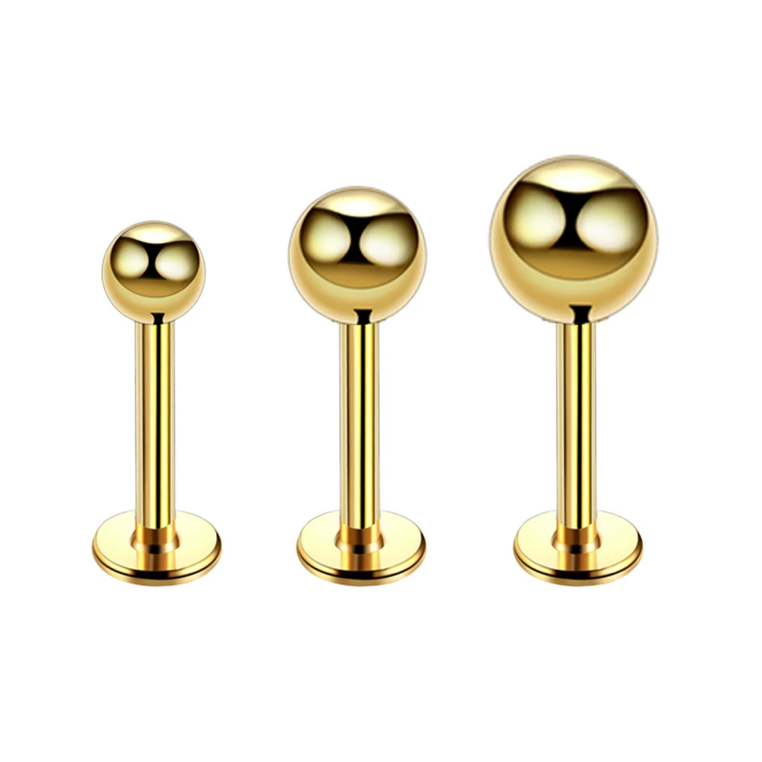 Wholesale Unisex Geometric Stainless Steel Electroplated Lip And Ear Bone Puncture Jewelry - Image 8