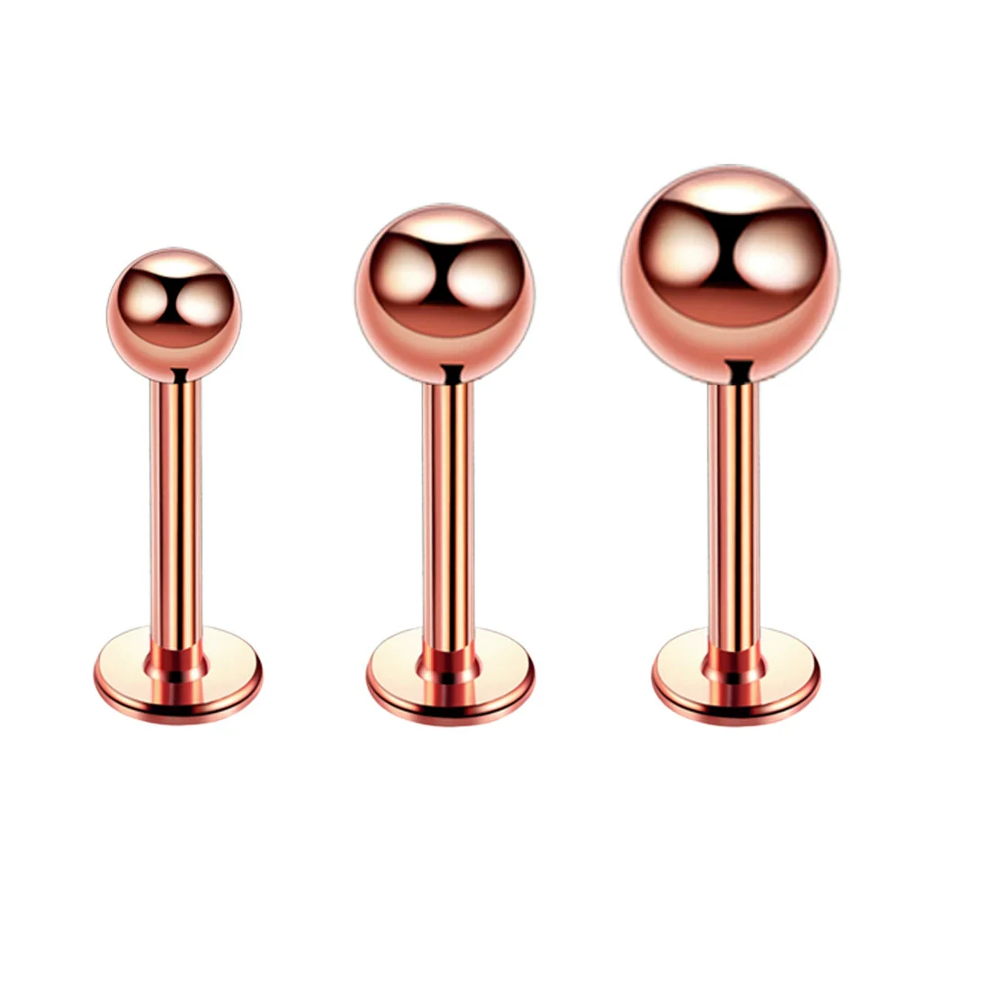 Wholesale Unisex Geometric Stainless Steel Electroplated Lip And Ear Bone Puncture Jewelry - Image 9