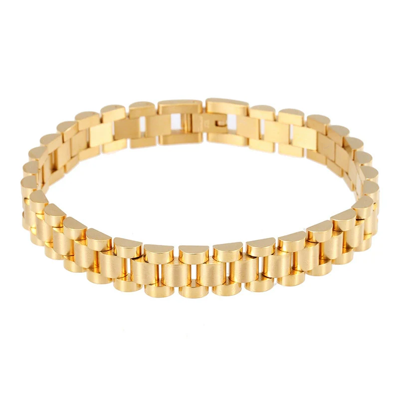 Wholesale Unisex Geometric Titanium Steel Bracelet With Electroplating - Image 8