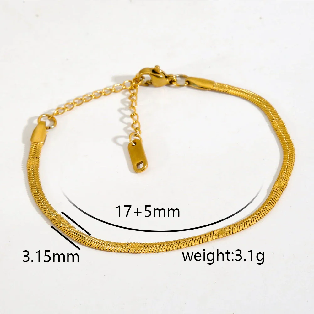 Wholesale Unisex Gold Plated Stainless Steel Anklet With Small Round Beads Luxury Jewelry - Image 10