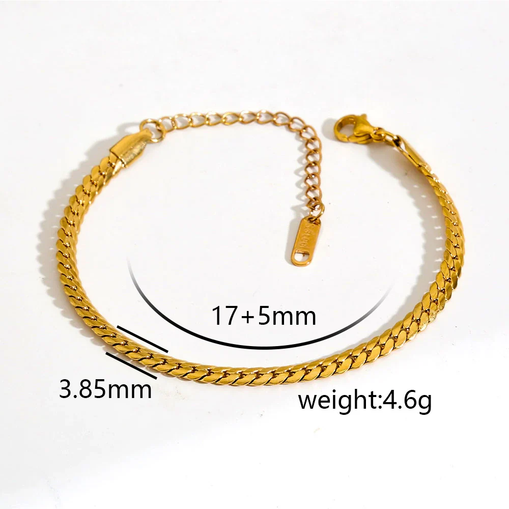 Wholesale Unisex Gold Plated Stainless Steel Anklet With Small Round Beads Luxury Jewelry - Image 13