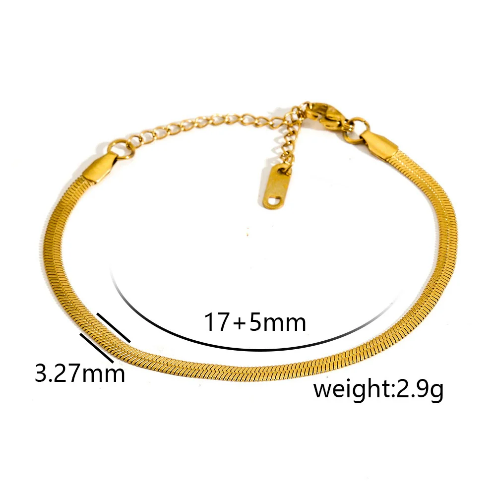 Wholesale Unisex Gold Plated Stainless Steel Anklet With Small Round Beads Luxury Jewelry - Image 14
