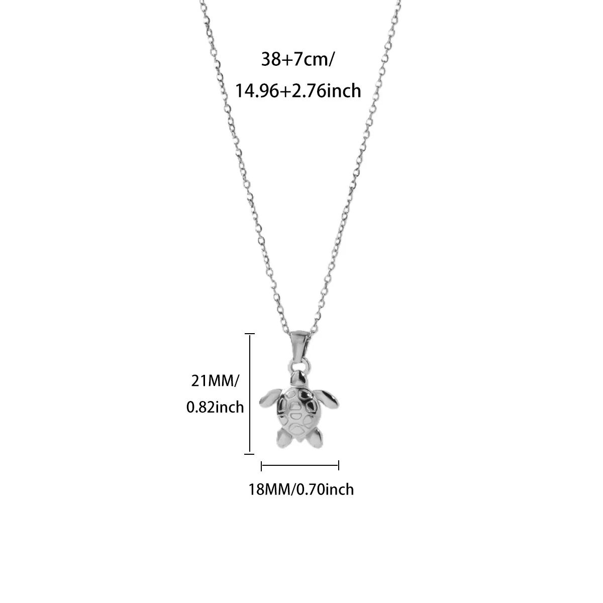 Wholesale Unisex Gold Plated Stainless Steel Rope Chain Necklace With Diamond Turtle Pendant Marine Series High End Jewelry - Image 9