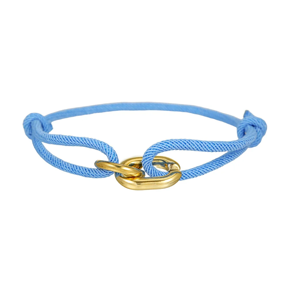 Wholesale Unisex Handmade Geometric Rope Ccb Milanese Adjustable Bracelet Jewelry - Image 3