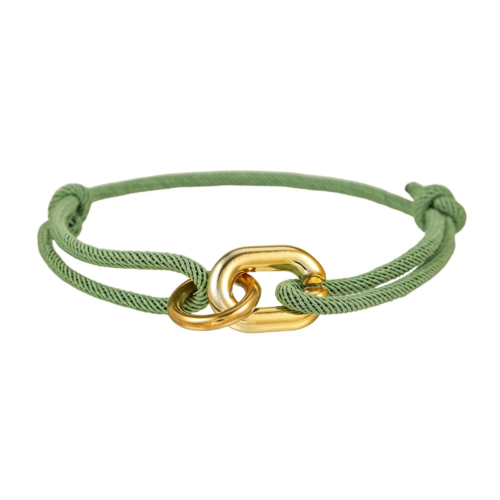 Wholesale Unisex Handmade Geometric Rope Ccb Milanese Adjustable Bracelet Jewelry - Image 7