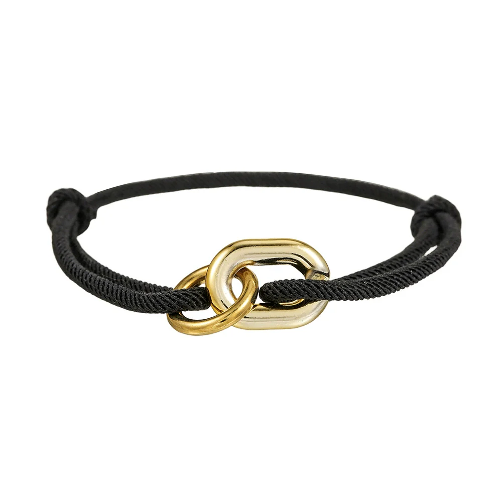 Wholesale Unisex Handmade Geometric Rope Ccb Milanese Adjustable Bracelet Jewelry - Image 9