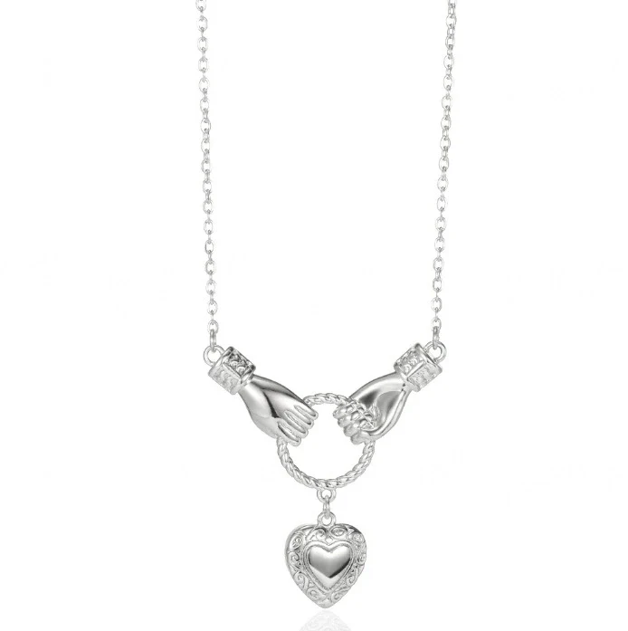 Wholesale Unisex Heartshaped Stainless Steel 18K Gold Plated Cross Chain Pendant Necklace - Image 18