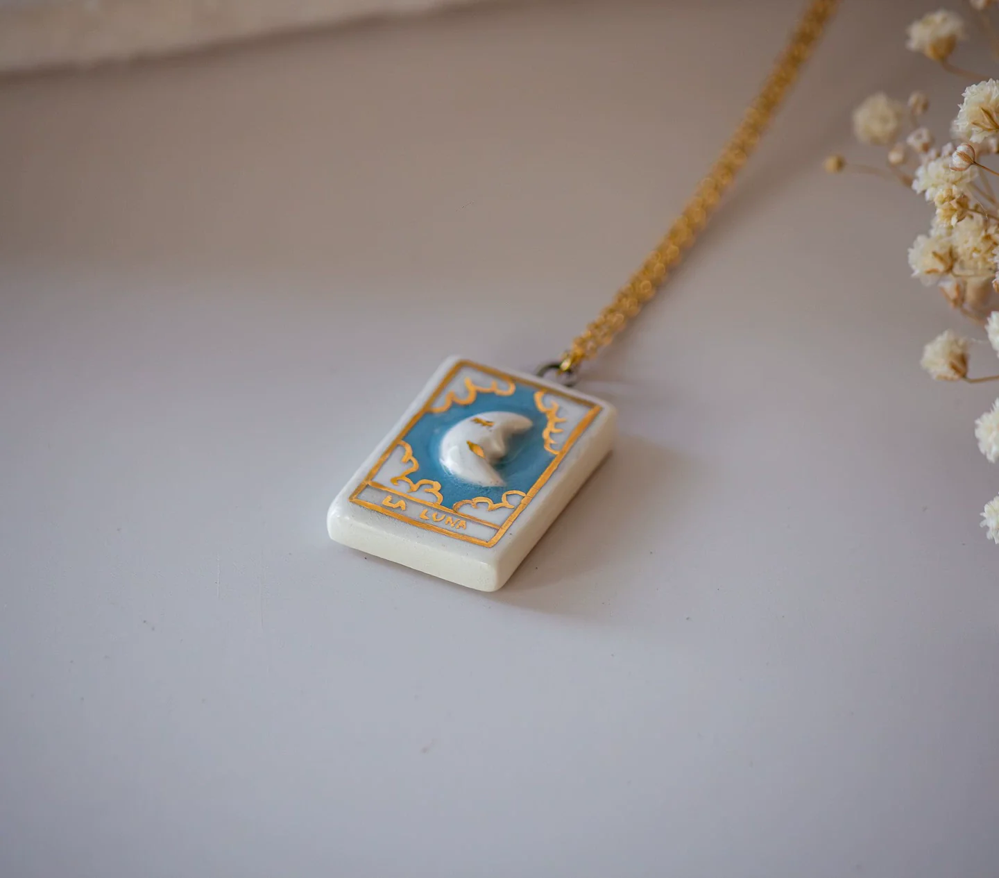 Wholesale Unisex Literary Geometric Titanium Steel Necklace With Inlaid Zircon And 18K Gold Plating - Image 6