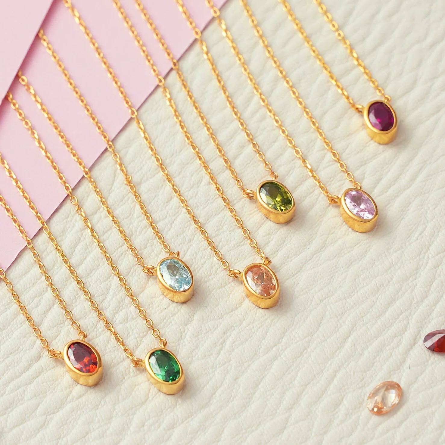 Wholesale Unisex Retro Geometric Titanium Steel Stainless Steel 18K Gold Plated Necklace