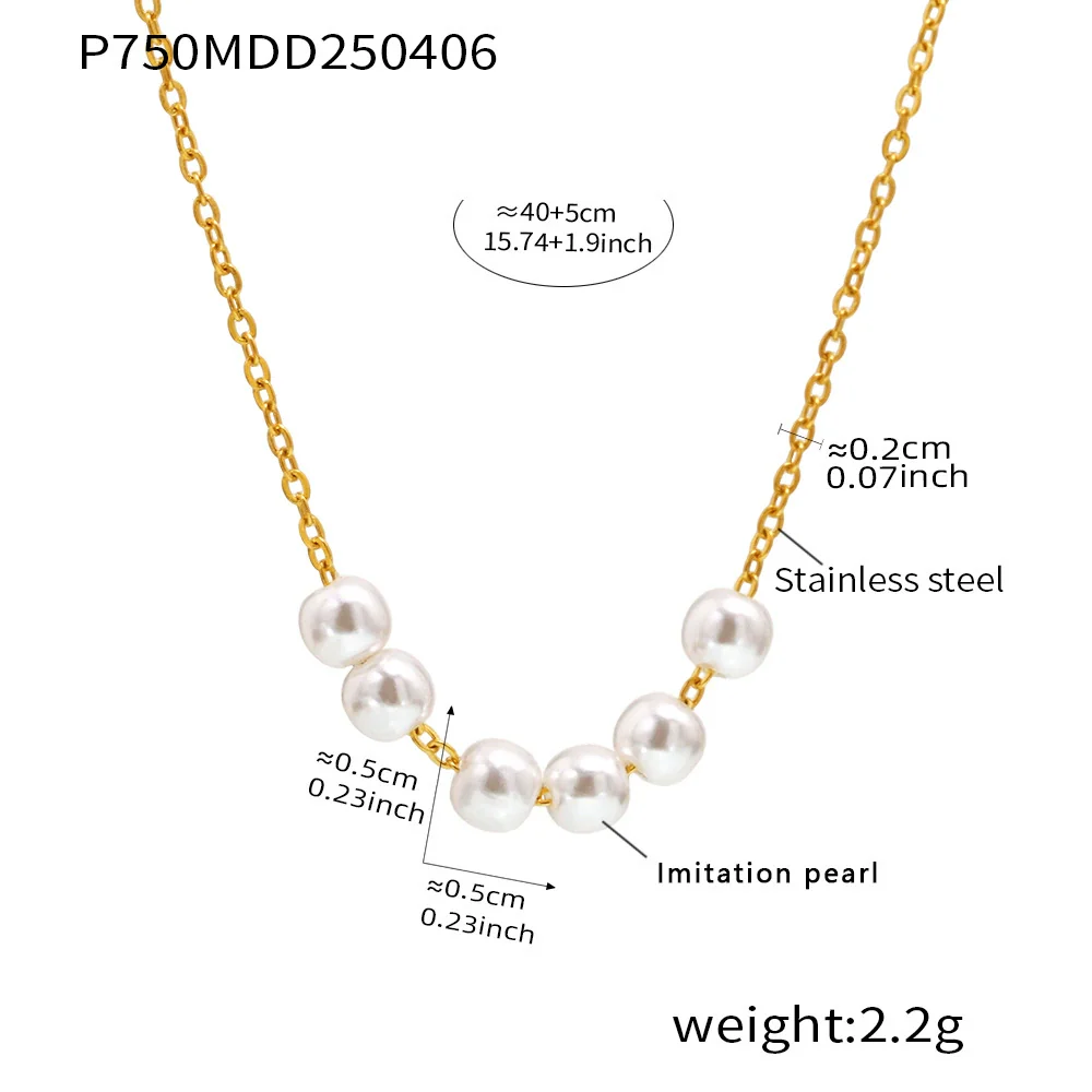 Wholesale Unisex Simple Geometric Titanium Steel Ferris Wheel Electroplated Clavicle Necklace - Image 8