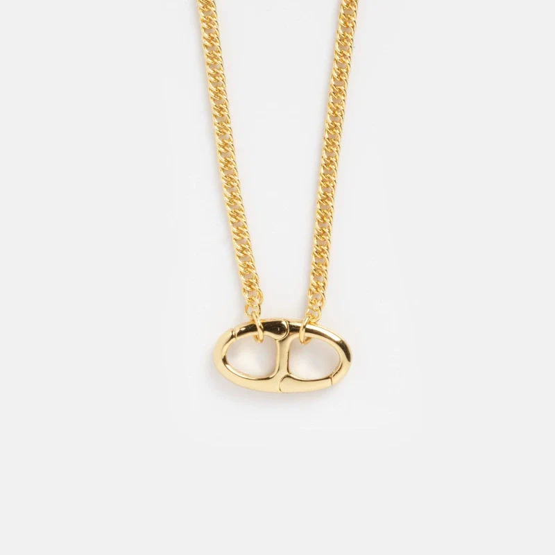 Wholesale Unisex Simple Heart Shape Copper Electroplated Necklace With White Zircon Pendant And String Of Pearls Chain - Image 11