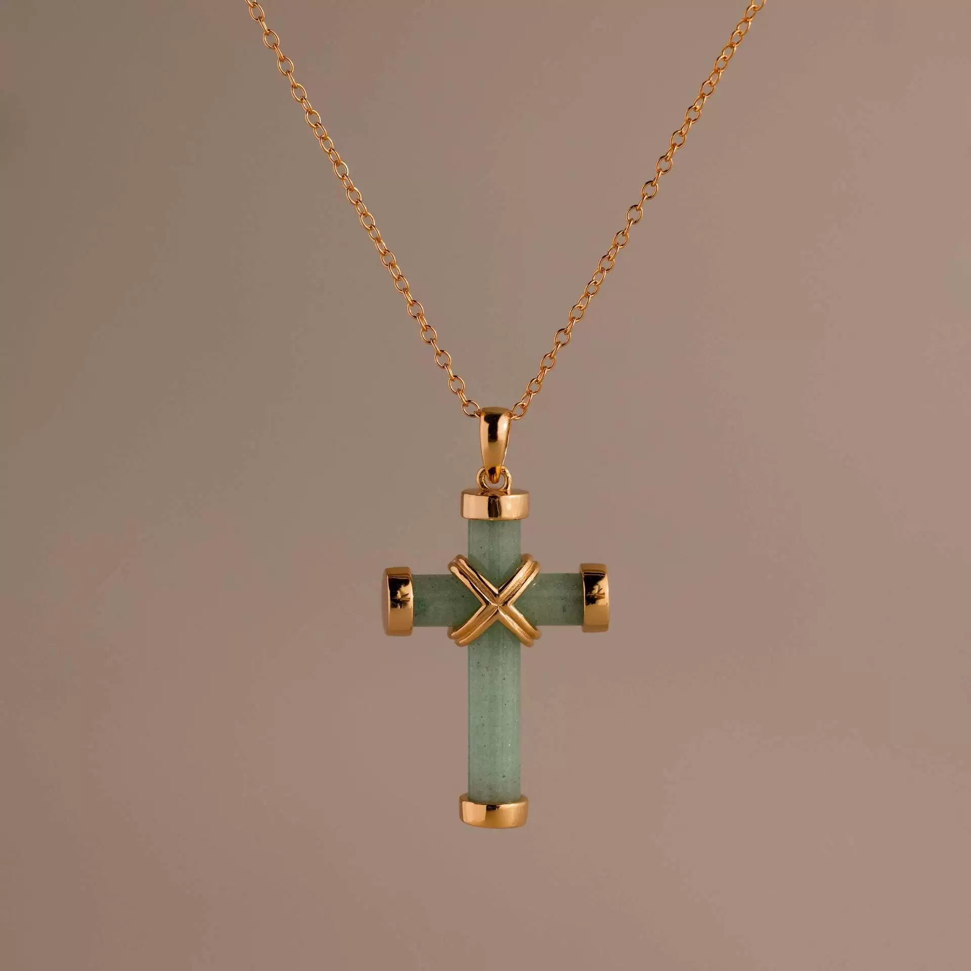 Wholesale Unisex Simple Heart Shape Cross Water Drop Pendant Paper Clip Necklace With String Of Pearls Chain Copper Electroplated Gold Color Retention - Image 11