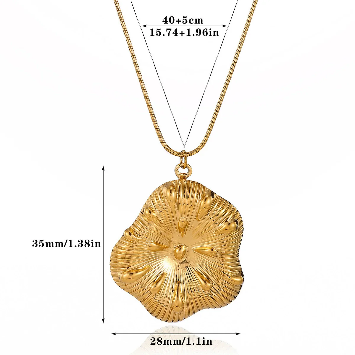Wholesale Unisex Stainless Steel 18K Gold Plated Cross Chain Pendant Necklace - Image 11