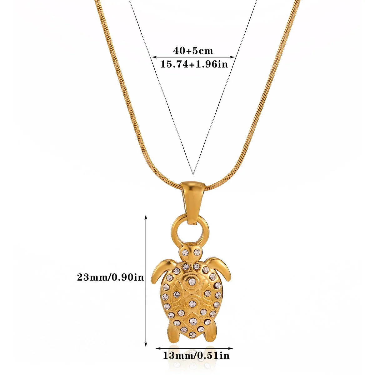 Wholesale Unisex Stainless Steel 18K Gold Plated Cross Chain Pendant Necklace - Image 13