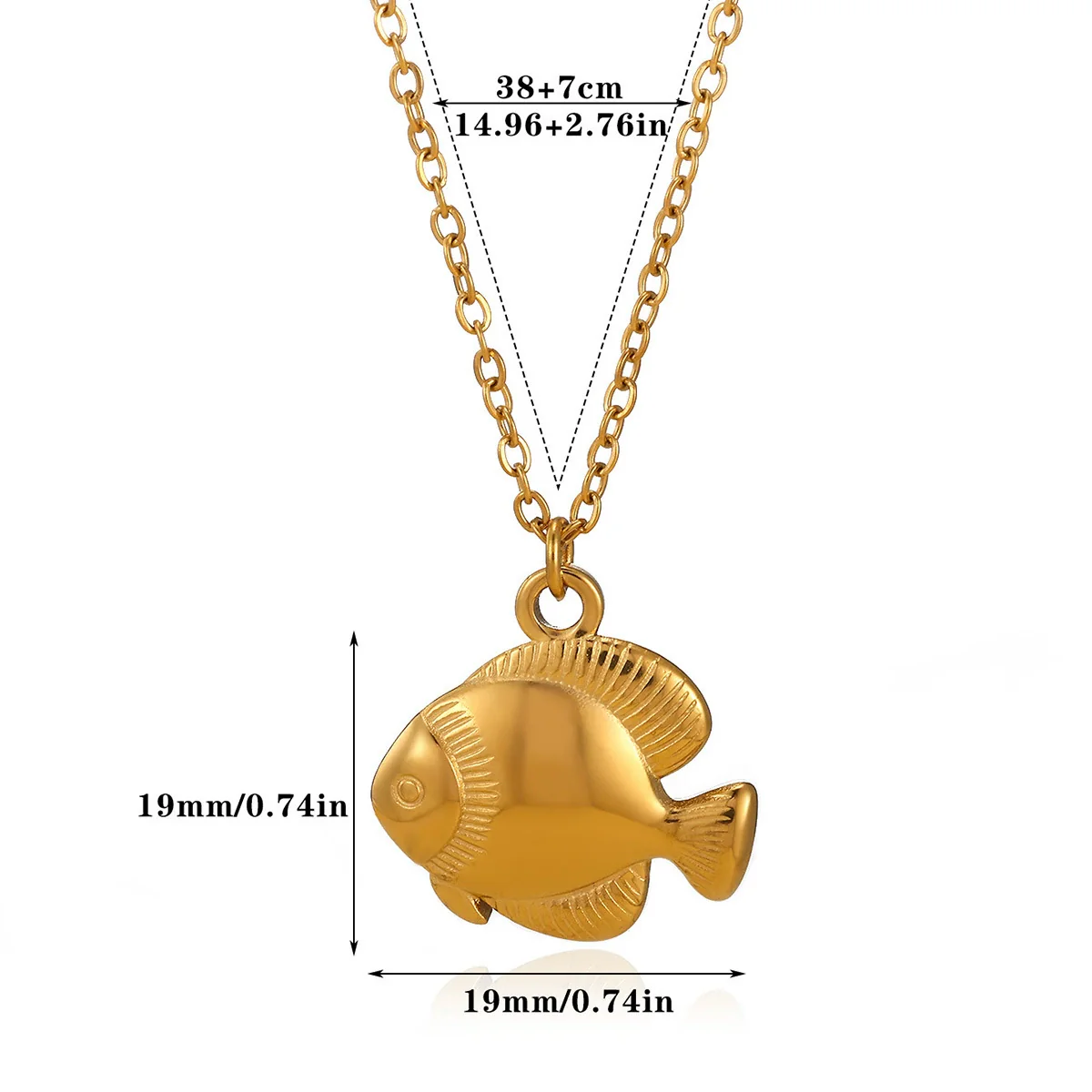 Wholesale Unisex Stainless Steel 18K Gold Plated Cross Chain Pendant Necklace - Image 6