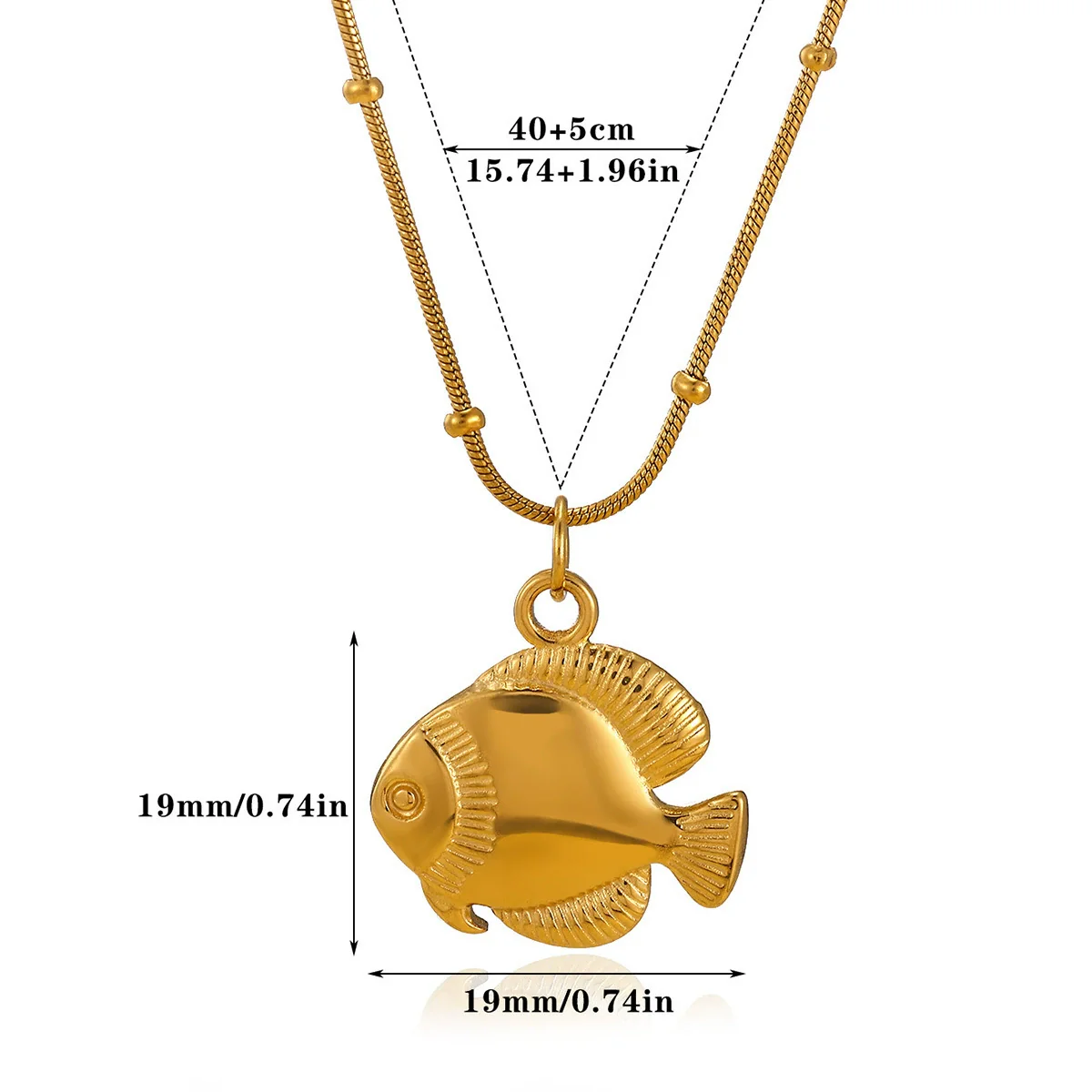 Wholesale Unisex Stainless Steel 18K Gold Plated Cross Chain Pendant Necklace - Image 7