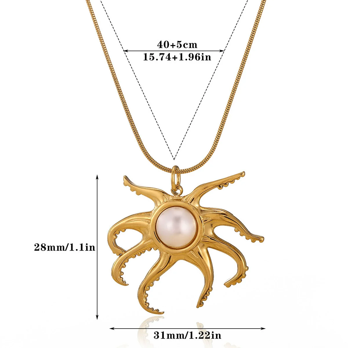 Wholesale Unisex Stainless Steel 18K Gold Plated Cross Chain Pendant Necklace - Image 8