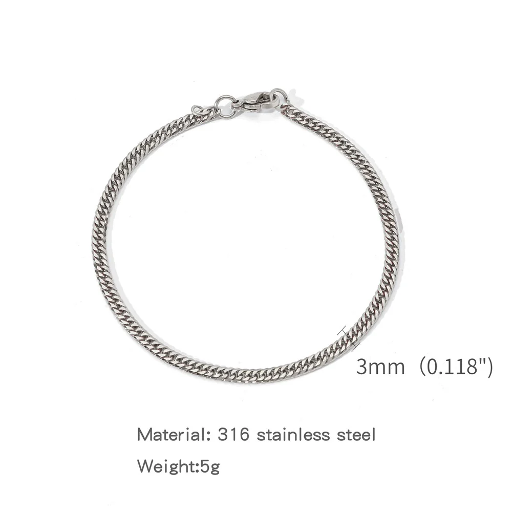 Wholesale Unisex Stainless Steel Geometric Exaggerated Electroplated Double Woven Bracelet - Image 13