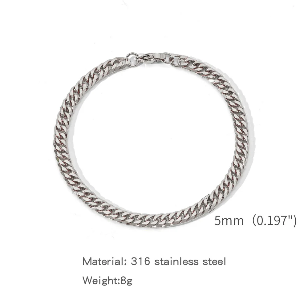 Wholesale Unisex Stainless Steel Geometric Exaggerated Electroplated Double Woven Bracelet - Image 15