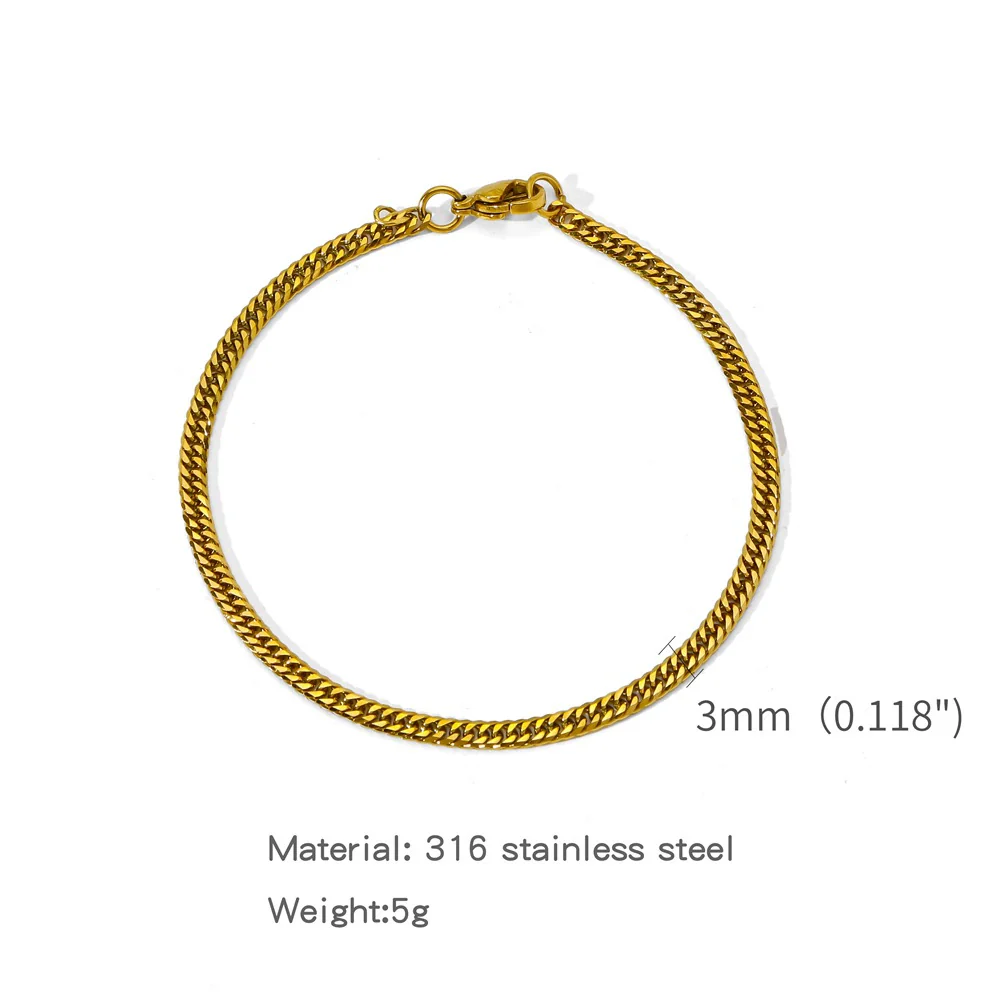 Wholesale Unisex Stainless Steel Geometric Exaggerated Electroplated Double Woven Bracelet - Image 6