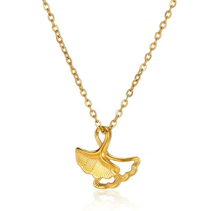Wholesale Unisex Stainless Steel Gold Electroplated Seahorse Starfish Pendant Cross Chain Necklace - Image 9