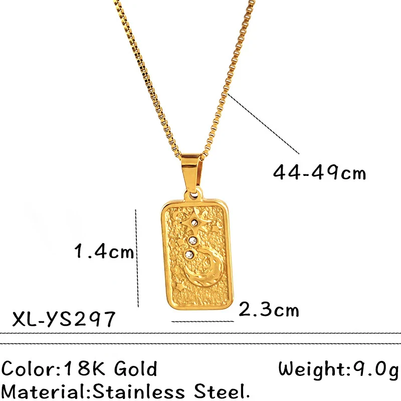 Wholesale Unisex Vintage Minimalist Electroplated Titanium Steel And Stainless Steel Ushaped Pendant Cross Chain Necklace Jewelry - Image 4