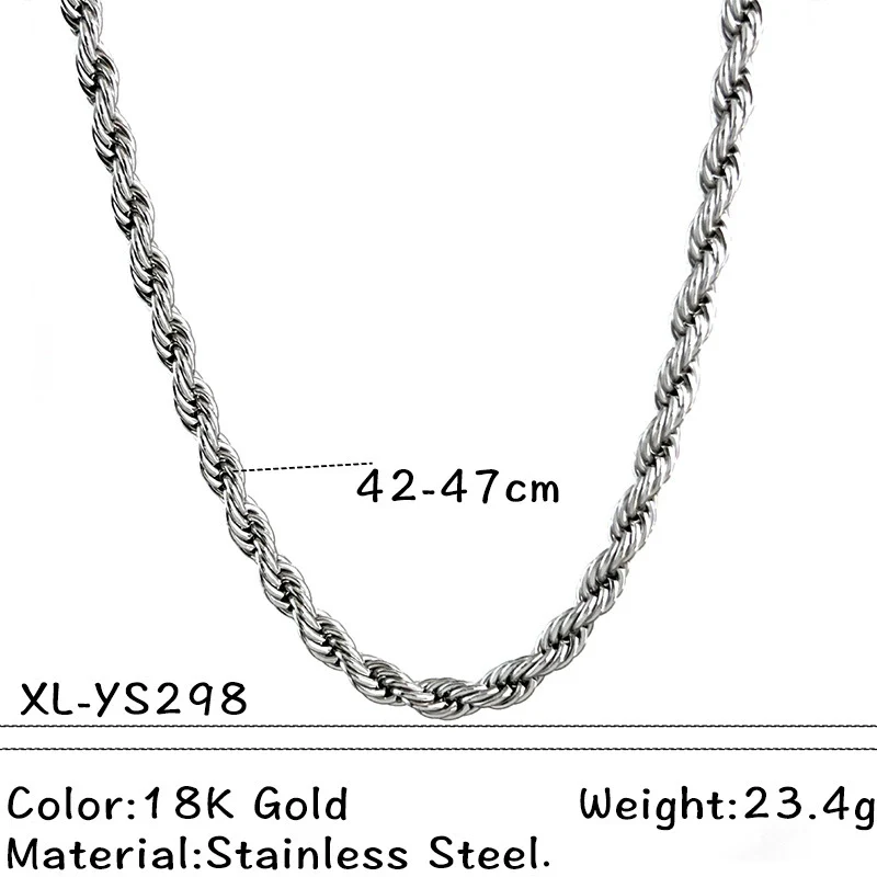 Wholesale Unisex Vintage Minimalist Electroplated Titanium Steel And Stainless Steel Ushaped Pendant Cross Chain Necklace Jewelry - Image 6