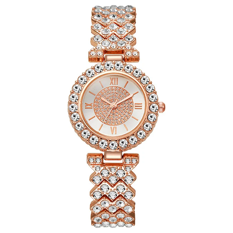 Wholesale Universal Fashion Alloy Bracelet Watch With Round Dial And Roman Scale Quartz Movement - Image 8