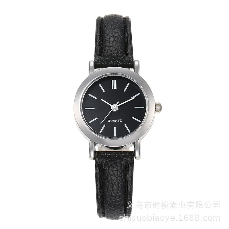 Wholesale Universal Leisure Retro Artistic Quartz Watch With Alloy Case Imitation Leather Strap And Round Dial - Image 3