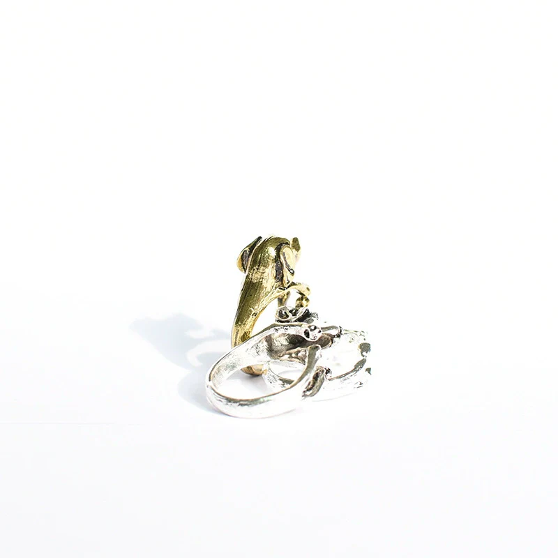 Wholesale Vintage Alloy Zodiac Animal Ring With Oil Treatment For Unisex - Image 4