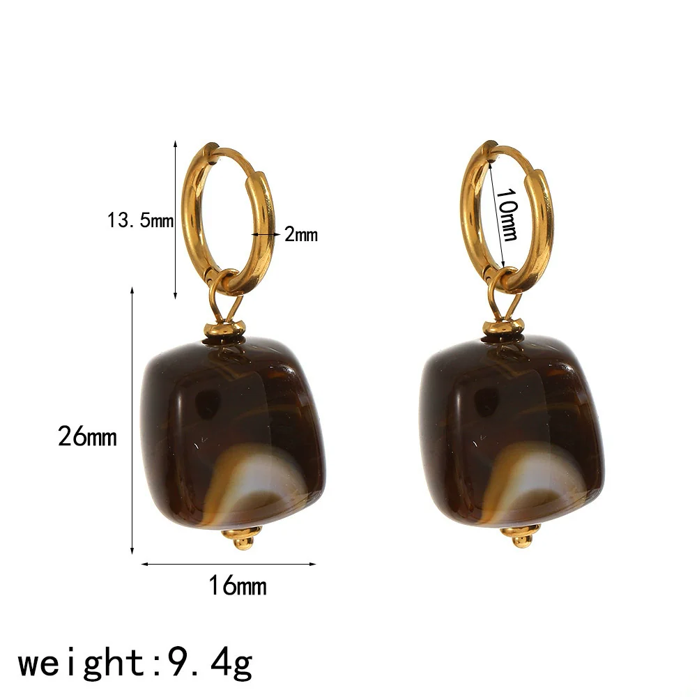 Wholesale Vintage Geometric Resin Weaving Bracelet Jewelry Set Accessories - Image 10