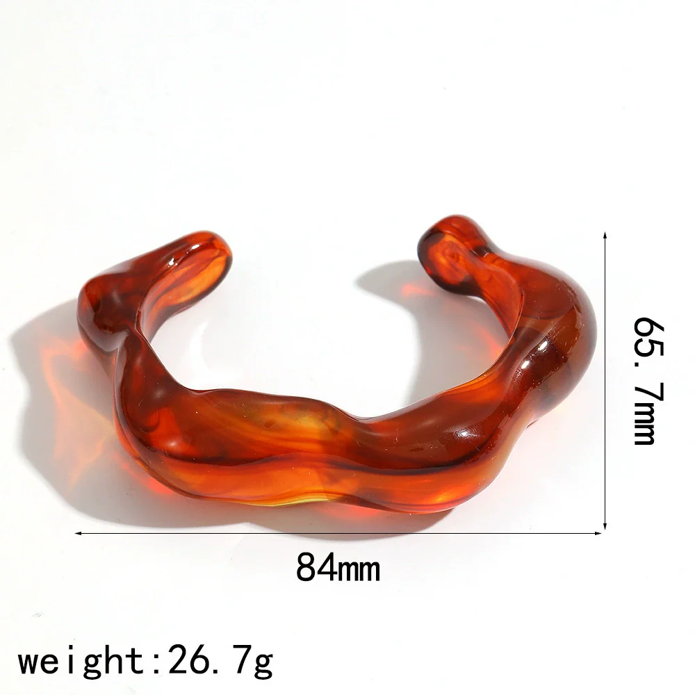 Wholesale Vintage Geometric Resin Weaving Bracelet Jewelry Set Accessories - Image 7