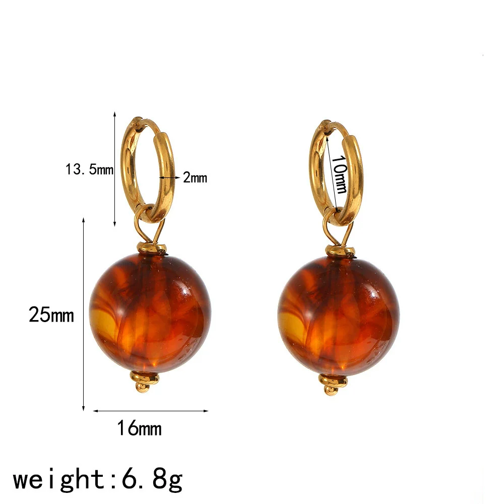 Wholesale Vintage Geometric Resin Weaving Bracelet Jewelry Set Accessories - Image 9