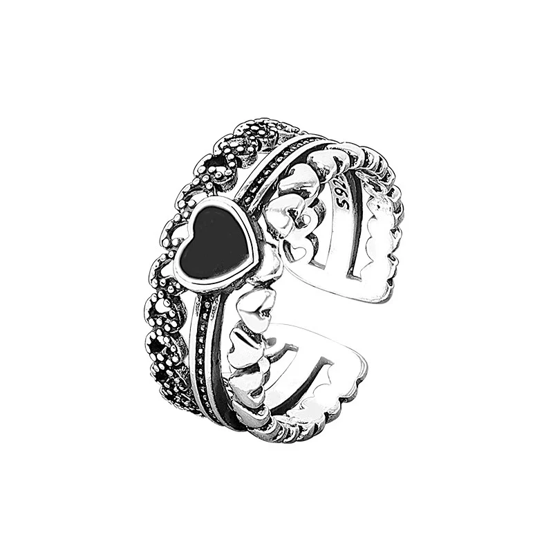 Wholesale Vintage Love Ring Copper Geometric Electroplating Unisex - Image 5