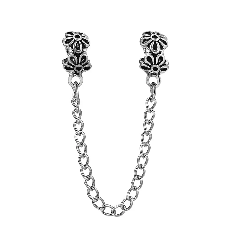 Wholesale Vintage Safety Chain Charm Bracelet Jewelry Diy Accessories Made Of Metal With Totem Pattern And Electroplating Treatment - Image 19