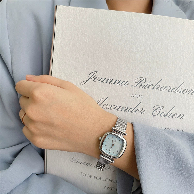 Wholesale Watch Alloy Ordinary Glass Mirror Leisure Style Square Women's - Image 3