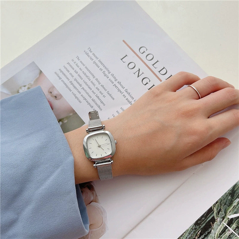 Wholesale Watch Alloy Ordinary Glass Mirror Leisure Style Square Women's - Image 4