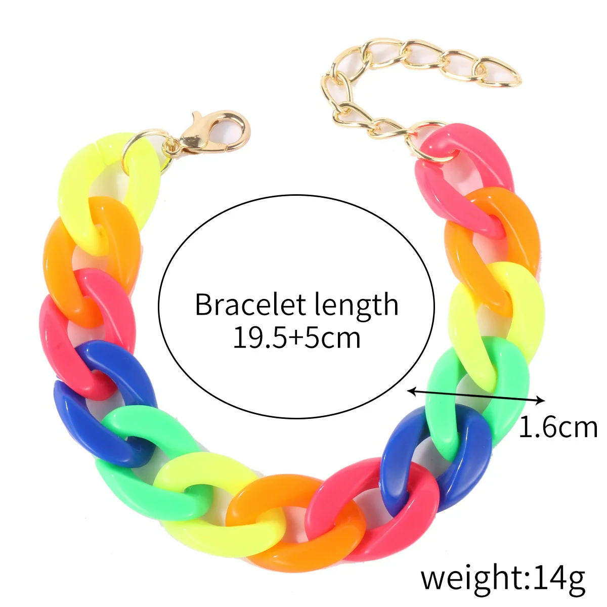 Wholesale Women's Acrylic Heartshaped Beaded Bracelet With Geometric And Floral Patterns And Polishing Treatment - Image 12