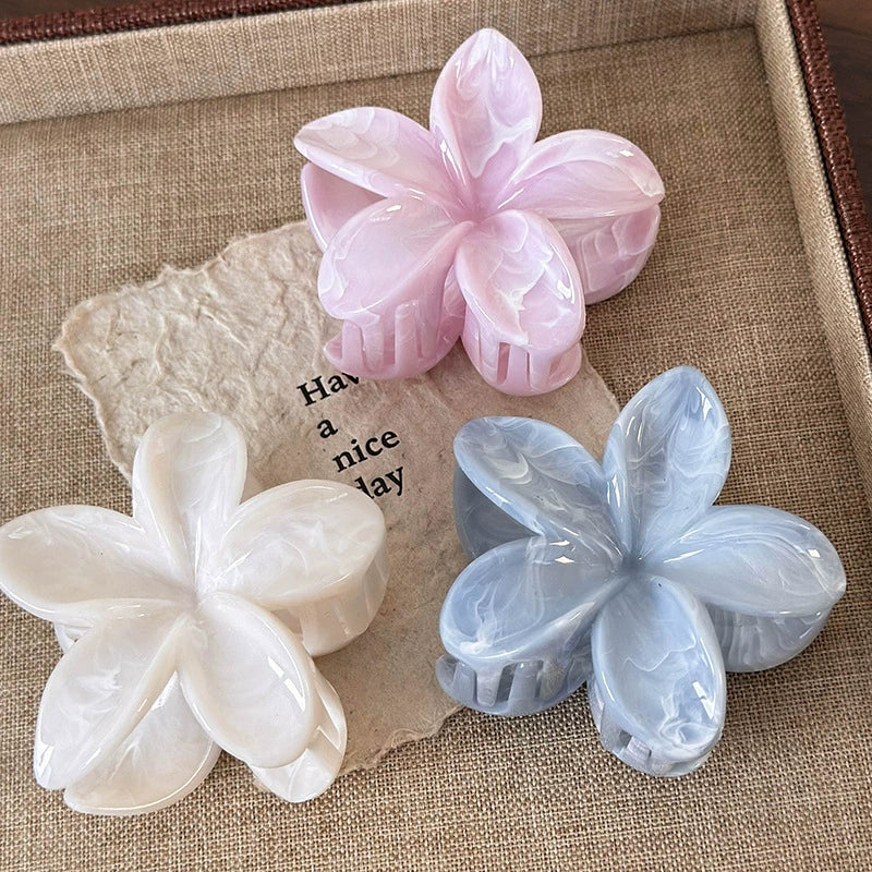 Wholesale Women's Acrylic Plant Flowers Style Baked Enamel Hairpin - Image 3