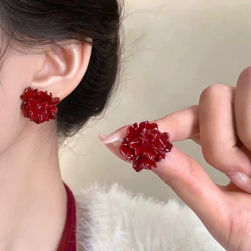 Wholesale Women's Alloy 925 Silver Electroplated Geometric Heart Shape Earrings - Image 13