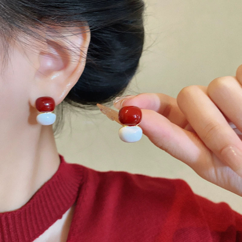 Wholesale Women's Alloy 925 Silver Electroplated Geometric Heart Shape Earrings - Image 16
