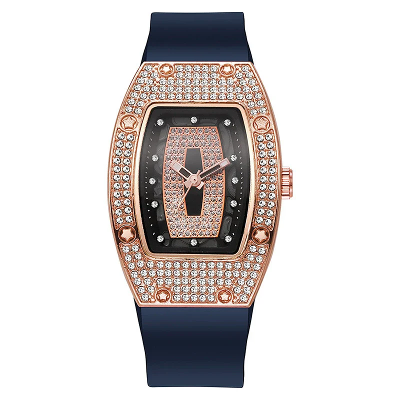 Wholesale Women's Alloy And Stainless Steel Barrelshaped Quartz Watch With Diamond Set And Fashion Style - Image 9