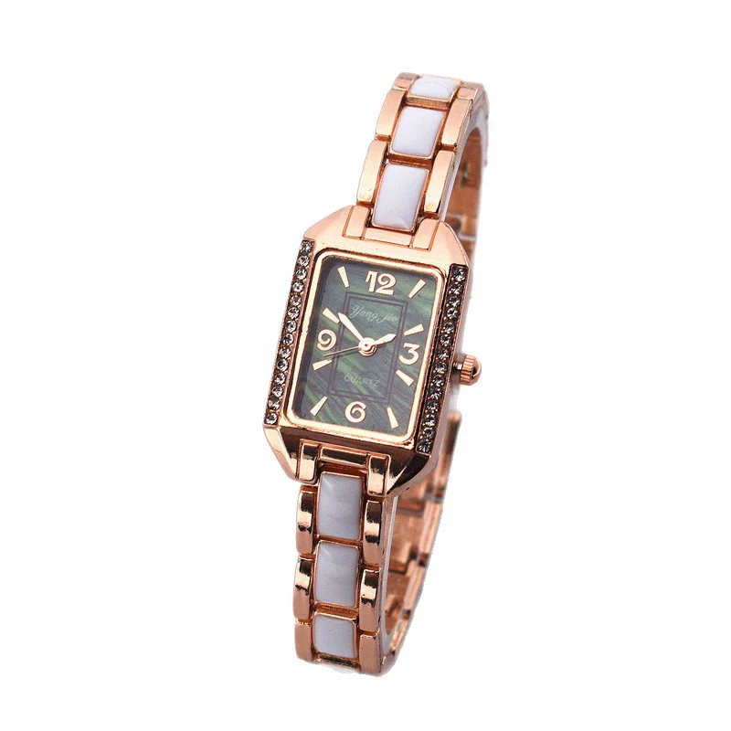 Wholesale Women's Alloy Imitation Ceramic Square Leisure Watch - Image 5
